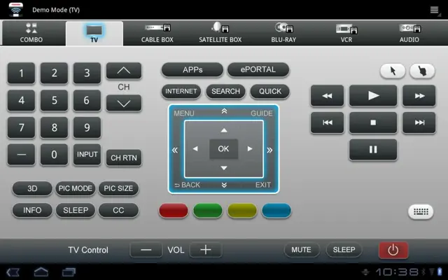 Toshiba A/V Remote android App screenshot 3